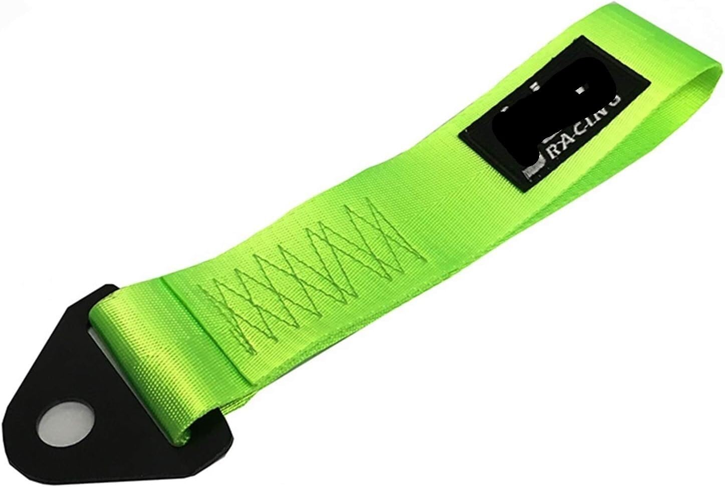 Pas holowniczy Uniwersalny pas holowniczy do samochodów wyścigowych/Liny holownicze/Haki/Drążki holownicze bez śrub i nakrętek,Haczyk holowniczy(Neon green)