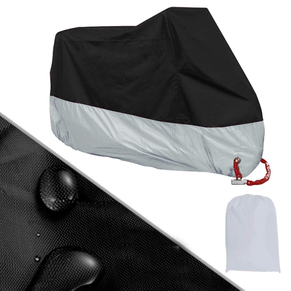 BESPORTBLE Copertura Per Motocicletta e Resistente All Acqua Protettiva Uv e Traspirante Con Borsa Portaoggetti Xxxl Per Esterni e Interni