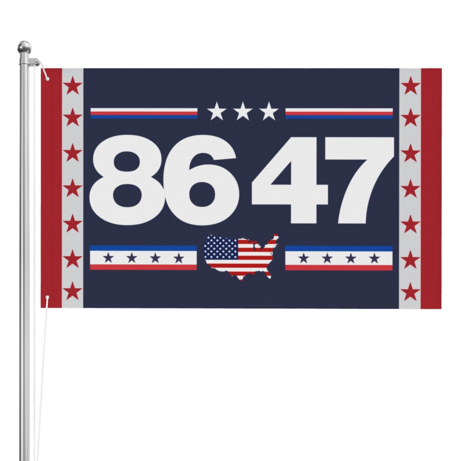 Amazon.com : 86 47 Flag Sign 3x5 Double Sided Fdt Fu47 Flag Banner