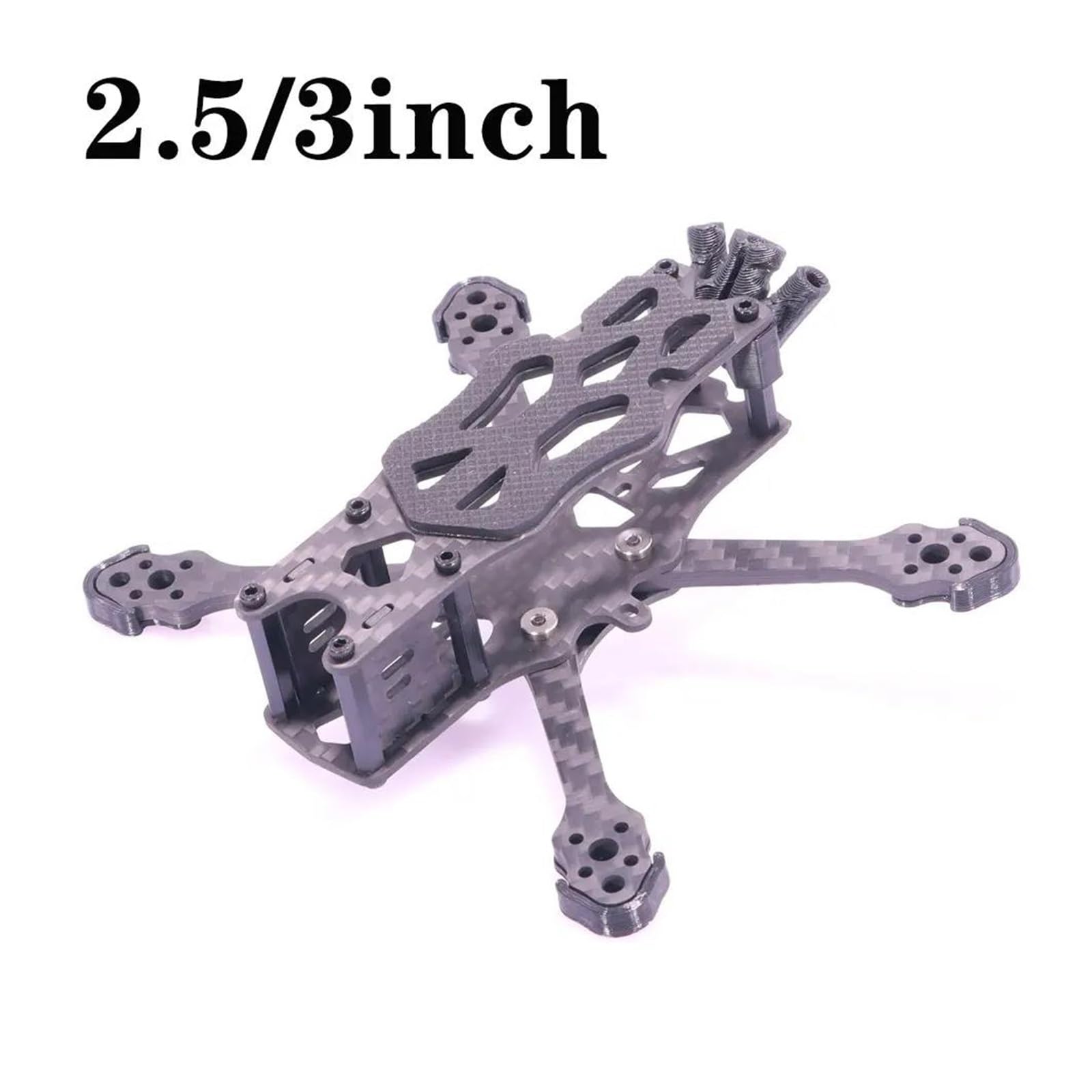 Kit telaio AP&EX da 2,5/3 pollici RC Drone FPV Racing Quadcopter su&pp&ort Ca&dd&x Po&la&r/Ne&bu&la Na&no 1103 1104 1106 1204 Motore Brushless(3 inch Frame Kit)