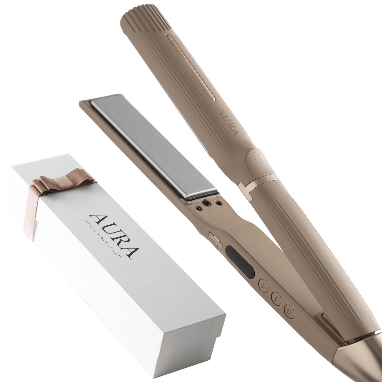コード長さ3.0m】AURA ストレート ヘアアイロン プロ使用 24mm Amazon | 【ブラックのみサロン仕様：コード長さ3.0m】AURA ストレート
