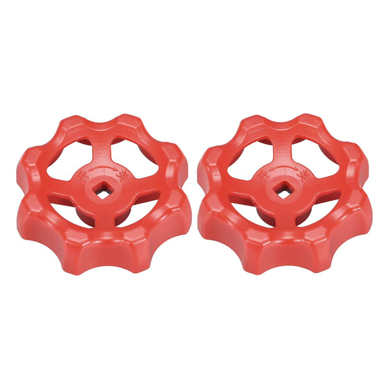 Recogwood 2Pcs Faucet Wheel Handle Valve, 6mm x 6mm Gate Valve Handle Wheel Replacement