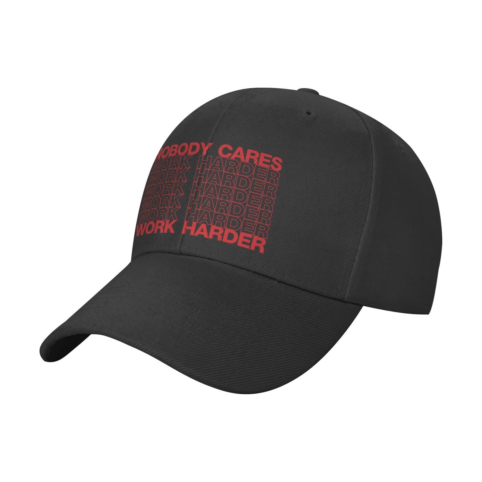 Casquette Nobody Cares Work Harder en coton réglable pour homme