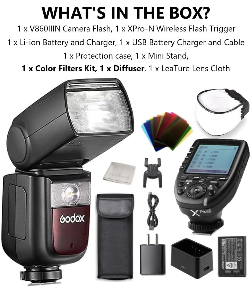 Godox V860III F & X Pro Fセット S5780b42e910b4248bd3f0eae24324