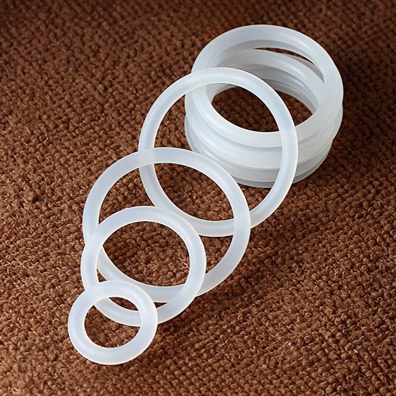 2,4 mm biały silikonowy pierścień uszczelniający, 10 sztuk, elastyczna uszczelka typu O-ring(OD 32mm)