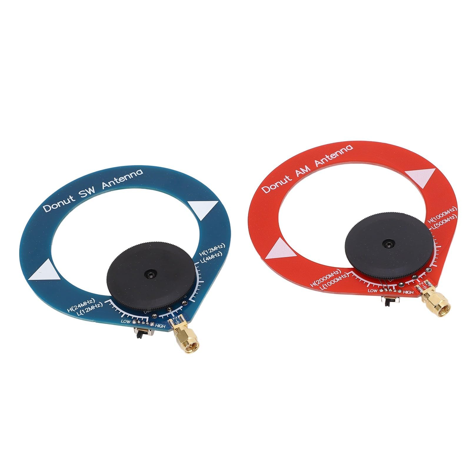 Antenne Donut AM, 2 Pièces Antenne Donut AM MW SW Antenne à Boucle Portable pour Radio à Ondes Courtes, Antennes Radio