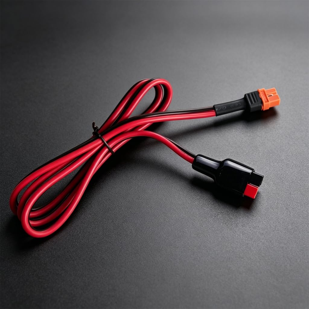 Podróżny 30A Andson Port do XT60IF Żeński kabel złącza 12AWG do zastosowań baterii i energii słonecznej
