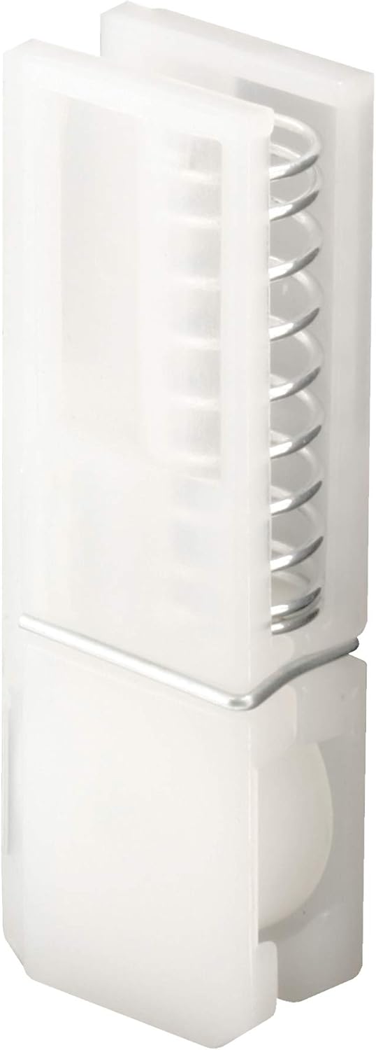 Slide-Co 1169 Sliding Screen door Bottom Roller Assembly, High Density Polyethylene, Flat High Density Polyethylene Roller (2 Pack)