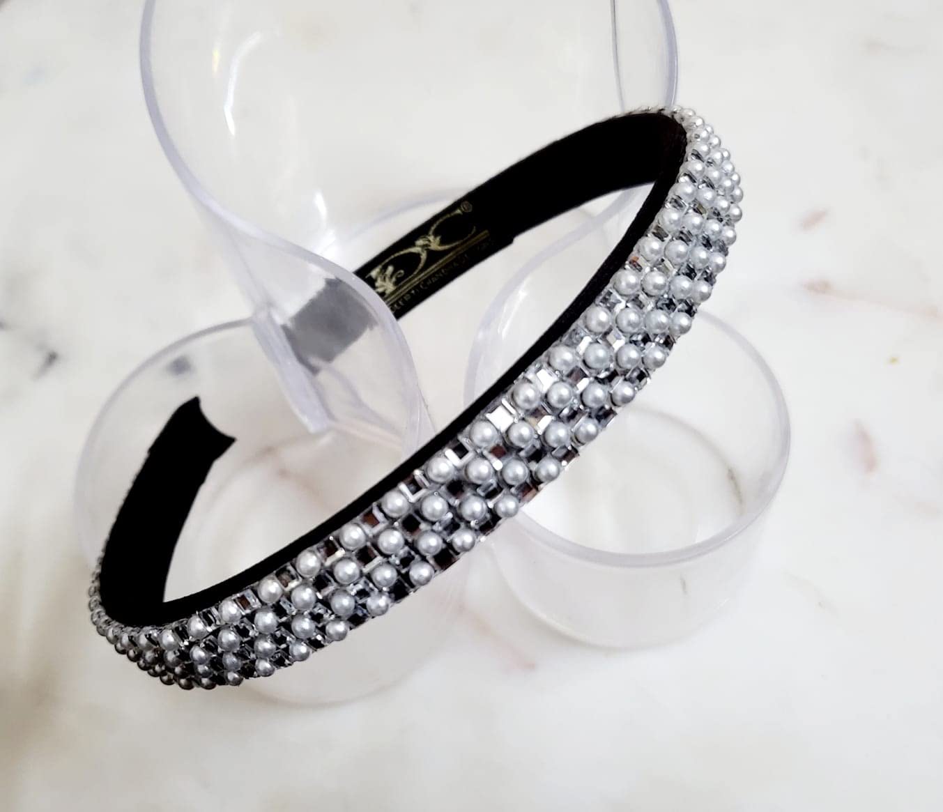 Deepti Chandna Designs Silver Hair Band Plastic Head Band for Girls and Women| Hair Accessory| Wedding Collection (505 Q, Silver) (B0BPLWQ7KW) Amazon Price History, Amazon Price Tracker