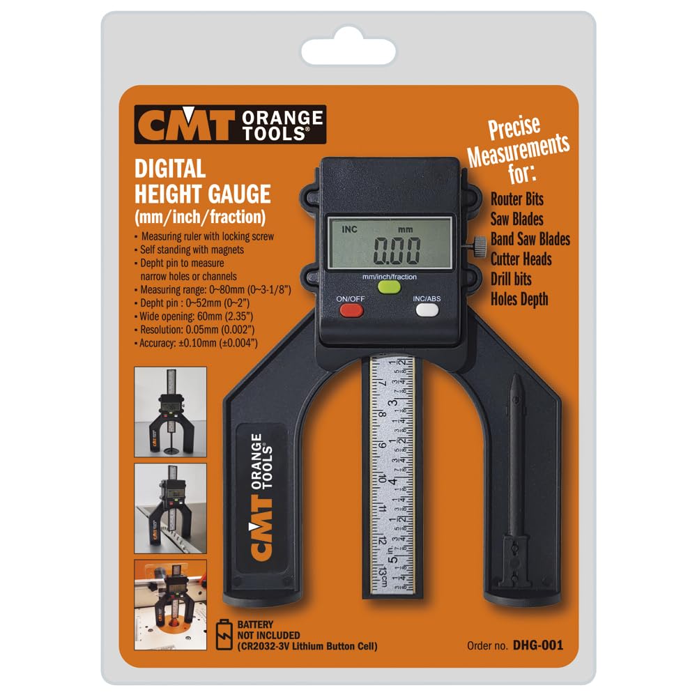 CMT Orange Tools DHG-001 - Jauge de Hauteur Digital 0-80 mm
