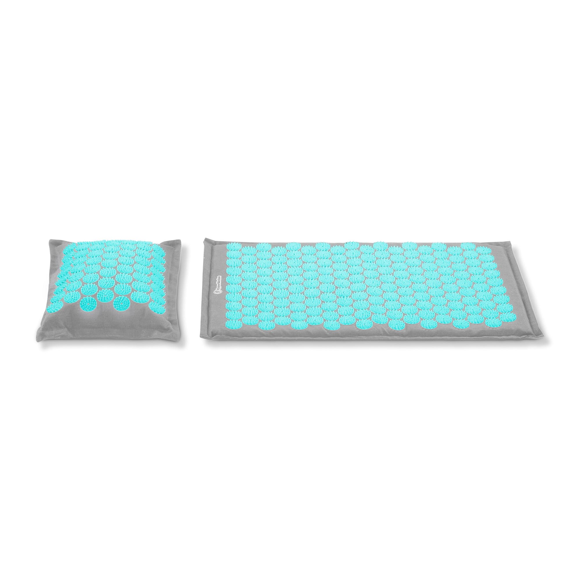 Hypermotion Tapis Agopressione ECO, Tappetino Champ de Fleurs 3-in-1 in Lino, Fibra di Cocco e Grano Saraceno - Allevia Mal di Schiena, Collo e Tensioni Muscolari - 7 182 Punti di Pressione