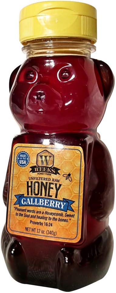 Weeks Honey, Honey Gallberry, 12 Ounce