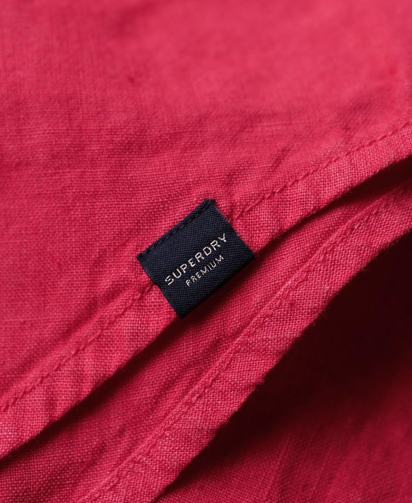 Superdry Chemisier Casual Linen Boyfriend 01c Optic