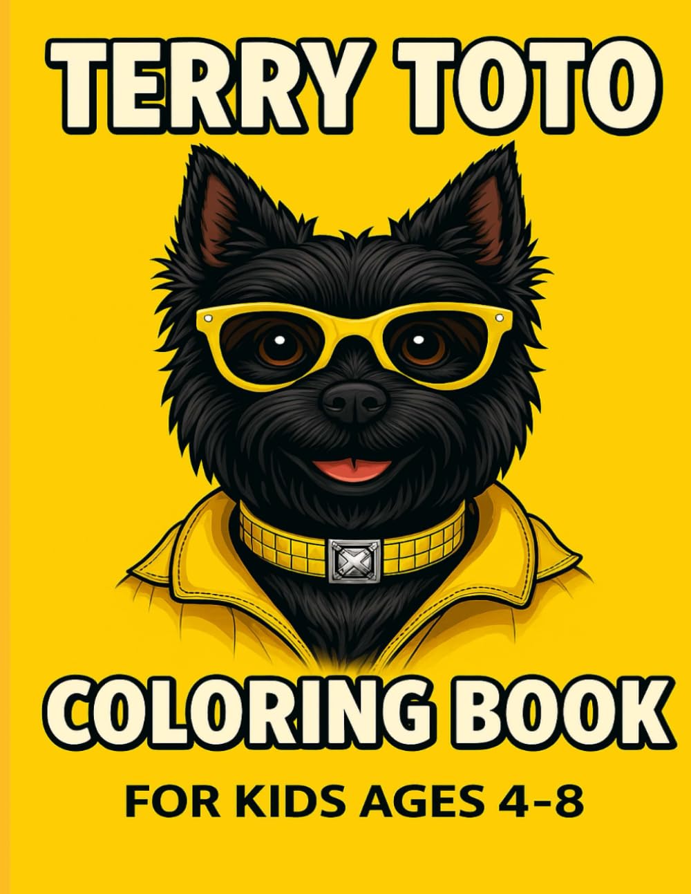 Terry Toto Coloring Book: For Kids Ages 4–8