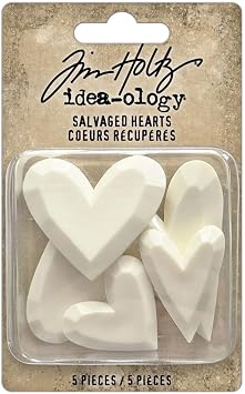 Tim Holtz Idea-Ology Salvaged Hearts TH94380
