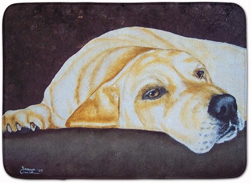 Caroline's Treasures AMB1072RUG Naptime - Tapete de espuma viscoelástica lavable a máquina, tapete de baño antideslizante, duradero, grueso, lavable