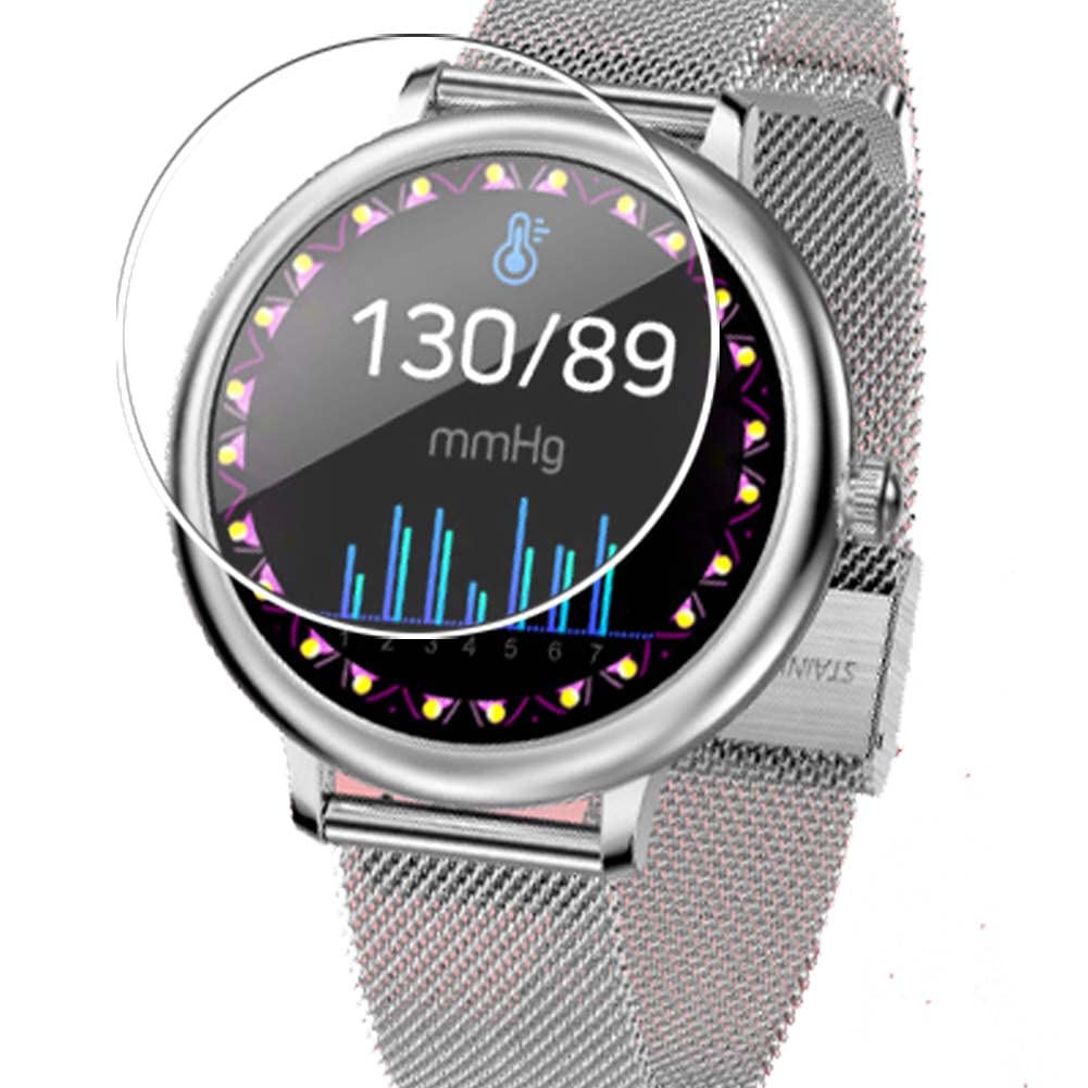 Vaxson3-Pack Screen Protector, compatible with BOZLUN CF80 1.08" Smart Watch Smartwatch, TPU Guard Film Protectors Sticker [NOT Tempered Glass Case Cover ]