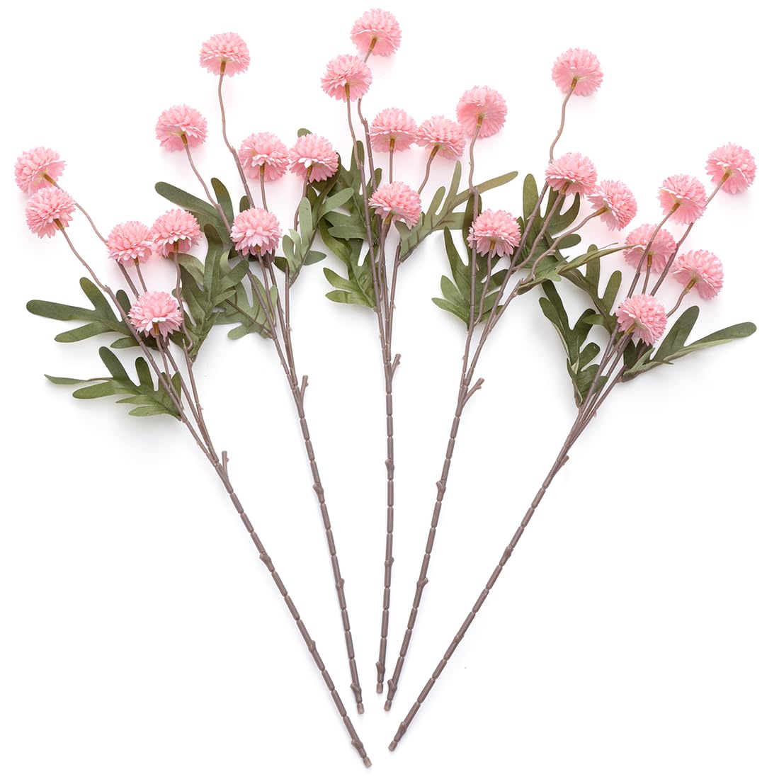 Bouquet de chrysanthèmes artificiels roses Laelfe pour fleurir votre intérieur sans entretien