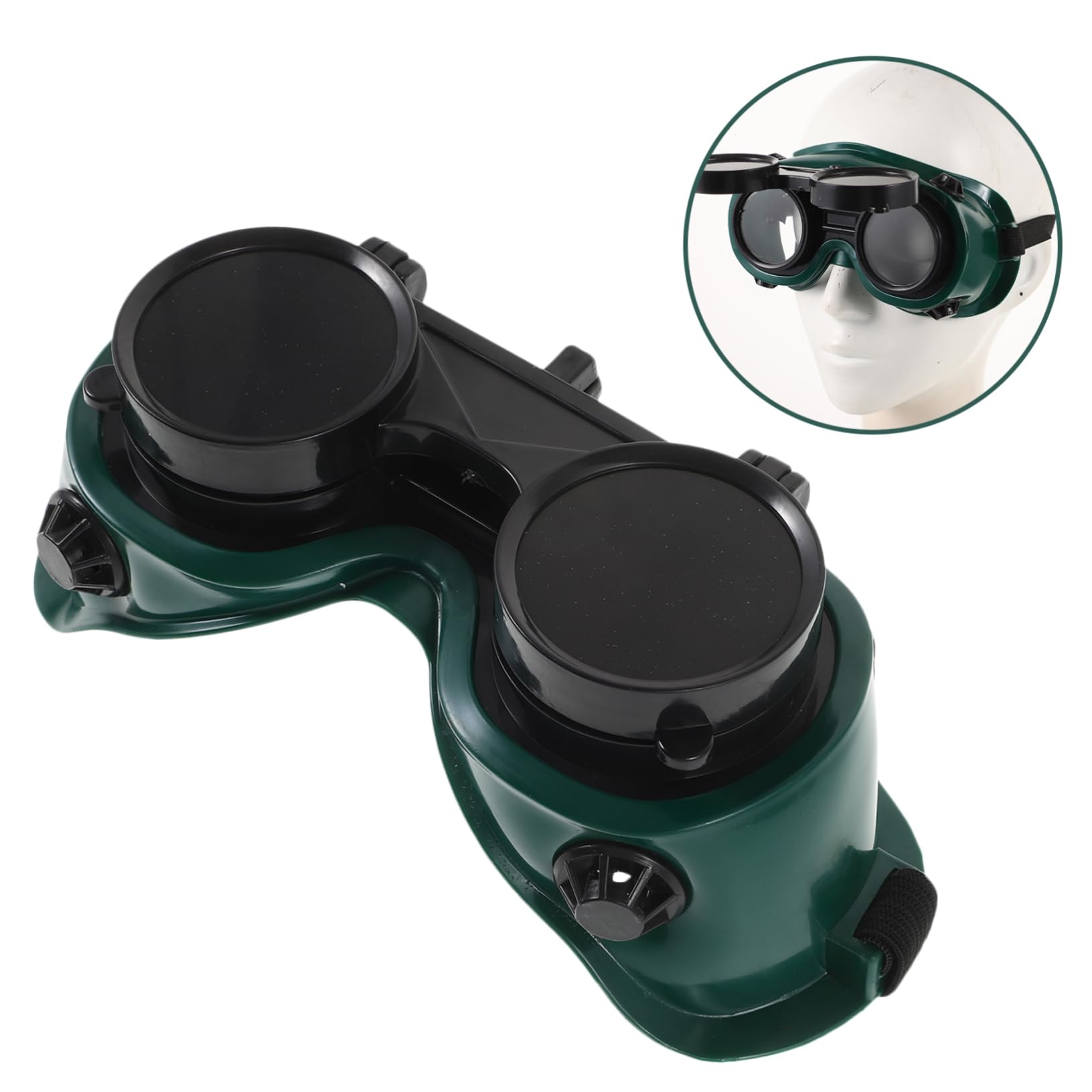 jojofuny 10 Stück Schweißschutzbrille Schweißlinse Industrielle Schweißbrille Schweißschutzbrille Kratzfeste Schweißbrille Schweißbrille Für Männer Schweißausrüstung Schweißerbrille