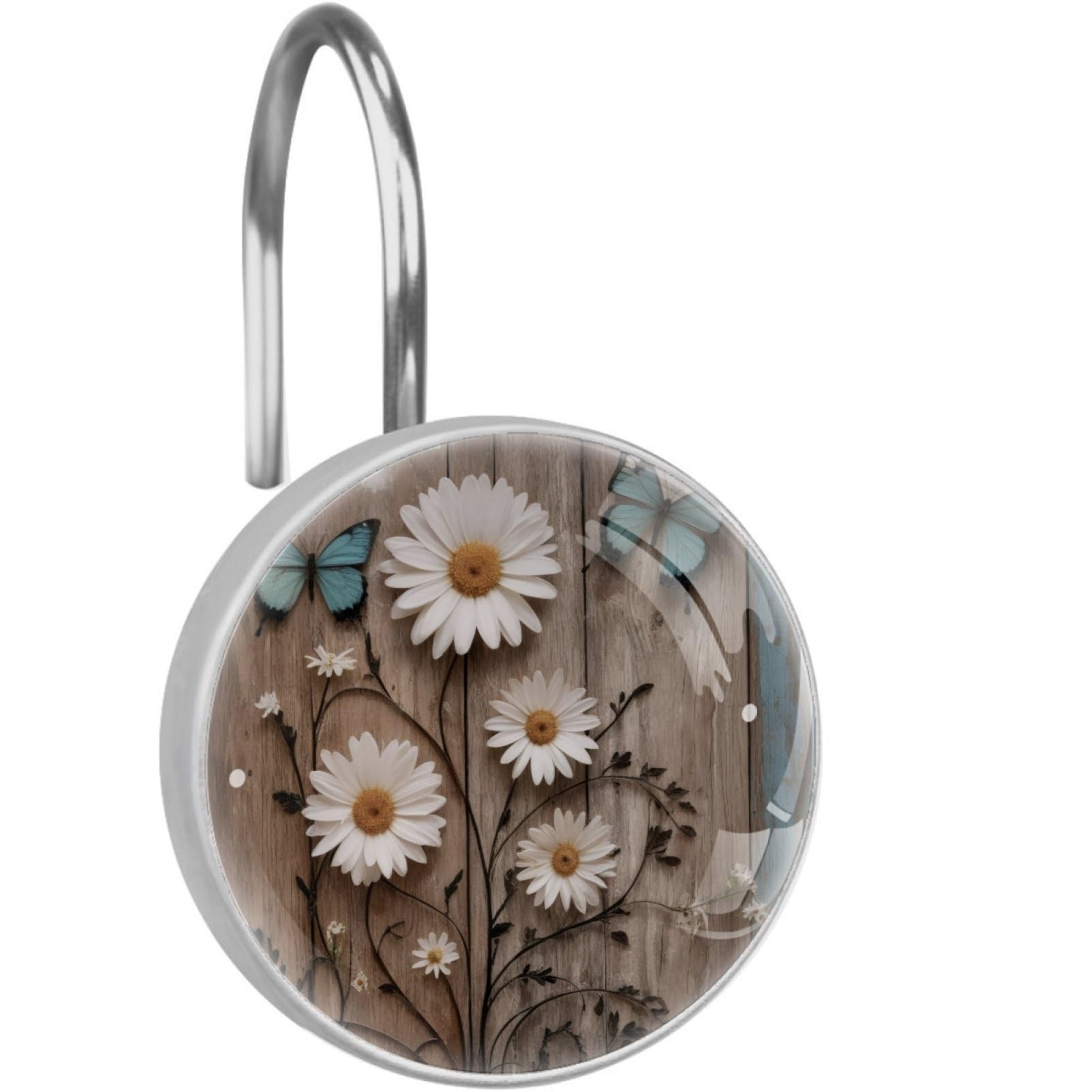 St. Patrick's Day Cat Clover Shower Hooks - Rustproof -23