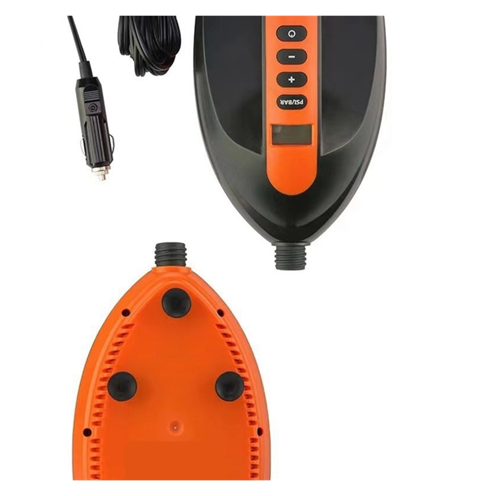 Inflador Electrico, Inflador eléctrico de paletas de 12 V for vehículos, bomba de alta presión for tablas de surf, botes, carpas inflables.