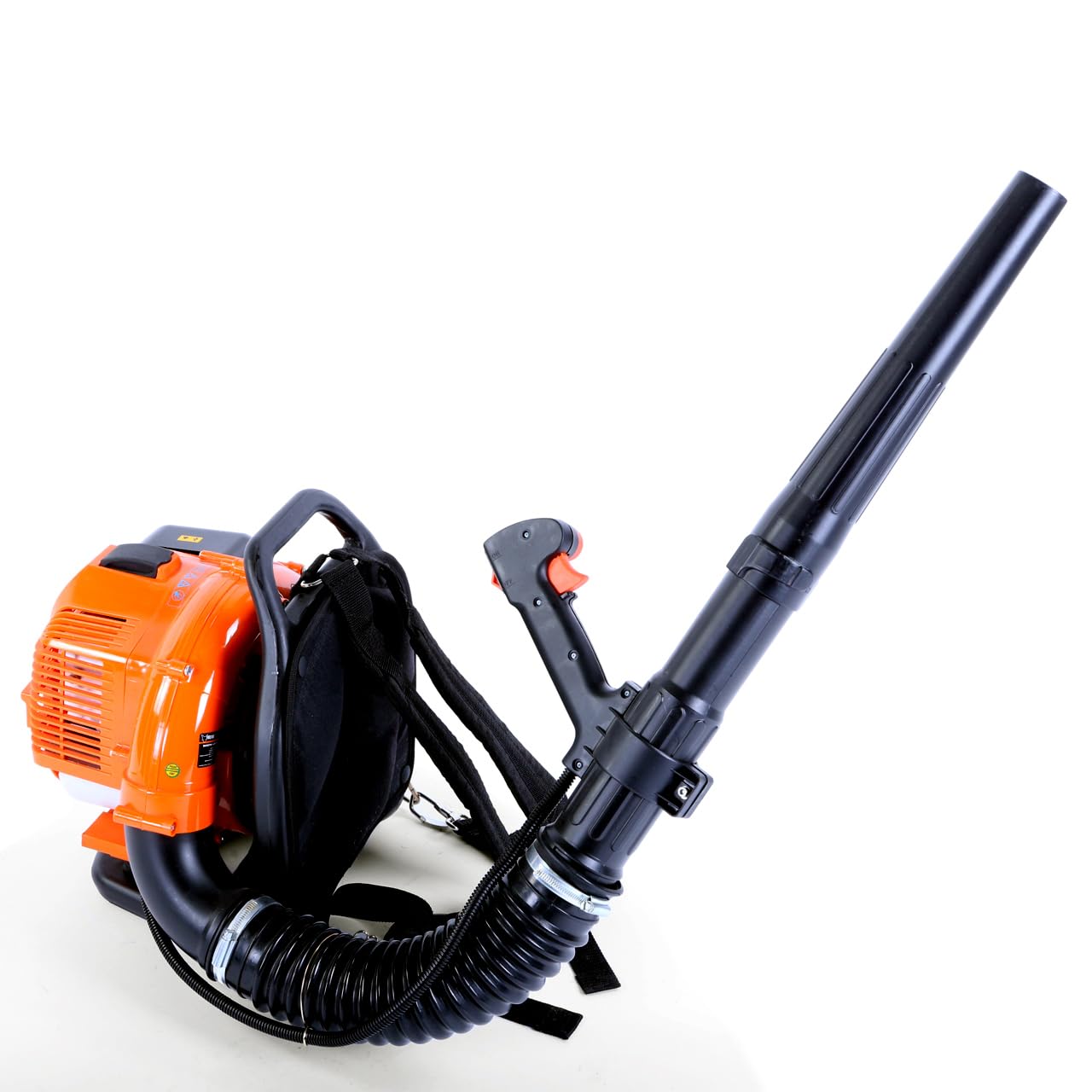 Soplador de Mochila de Gasolina FUXTEC FX-LB133T, más de 300km/h (186mph), 0.9kW, 1.2hp, Motor de 2 Tiempos de 33cc, Tanque (650ml), Almohadilla - fácil de soplar Las Hojas o la Nieve