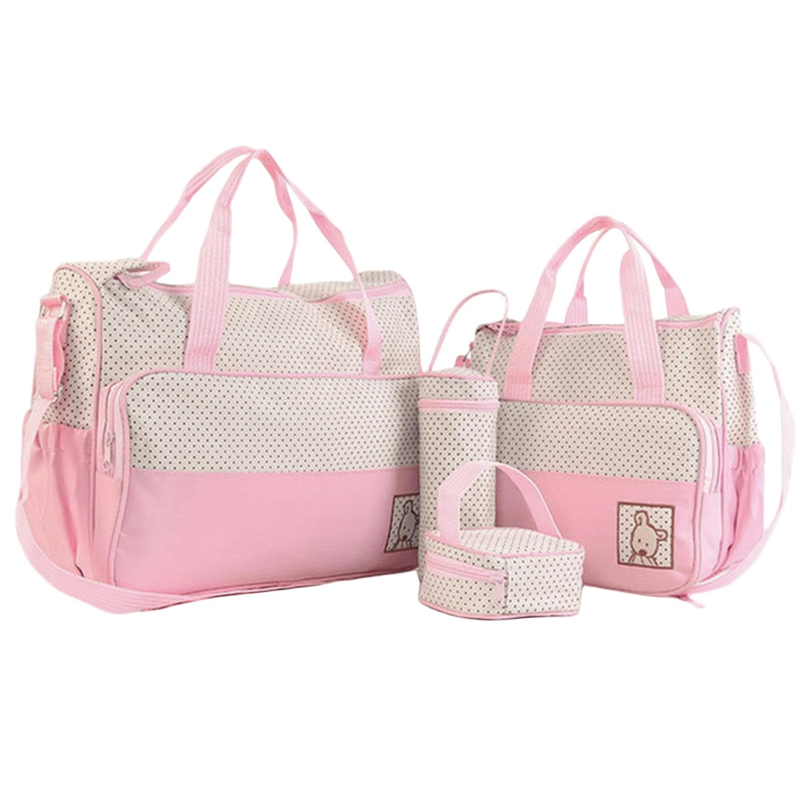 Packing Cubes Fünfteiliger Reisetaschen-Organizer, Seesack, Kuriertasche, Packwürfel, Organizer, Tasche, Toilettenartikel, Beutel, Rosa