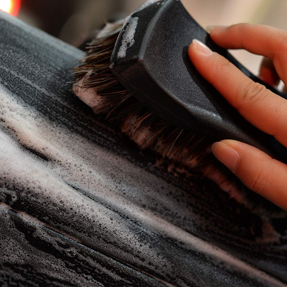 JSCARLIFE Spazzola rotativa per lavaggio auto, nuova tecnologia in microfibra ciniglia per la cura dell'auto spazzola per lavaggio spugna strumento per lavare auto, lavare coperte, lavare pareti