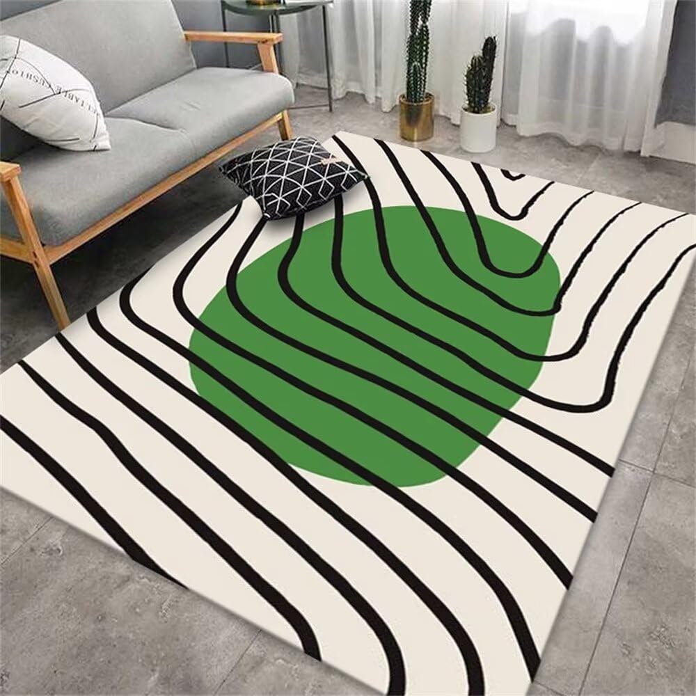Tapis chambre enfants confortable et vert pour des moments de jeux calmes