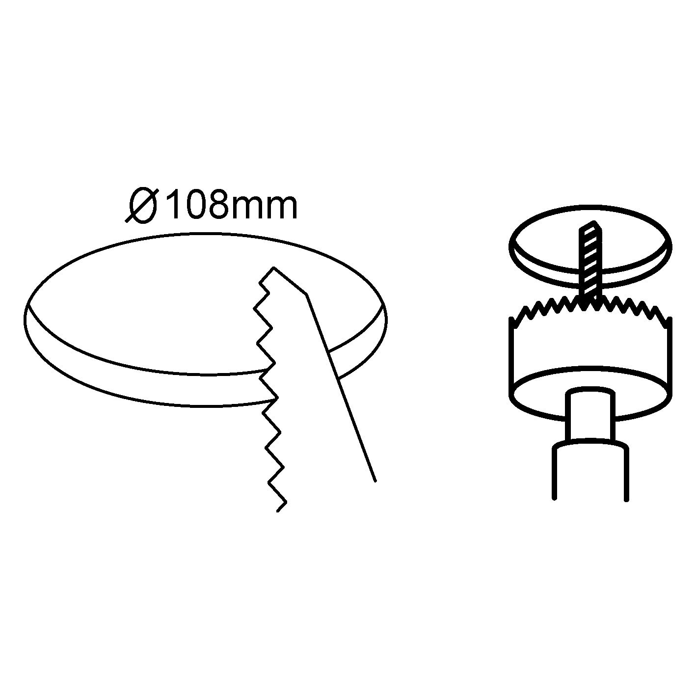 EGLO Fueva 1 Set van 3 led-inbouwspots, diameter 8,5 cm, led-spotset van gegoten metaal en kunststof, 3 led-inbouwspots in nikkel-mat en wit, vlak, warmwit