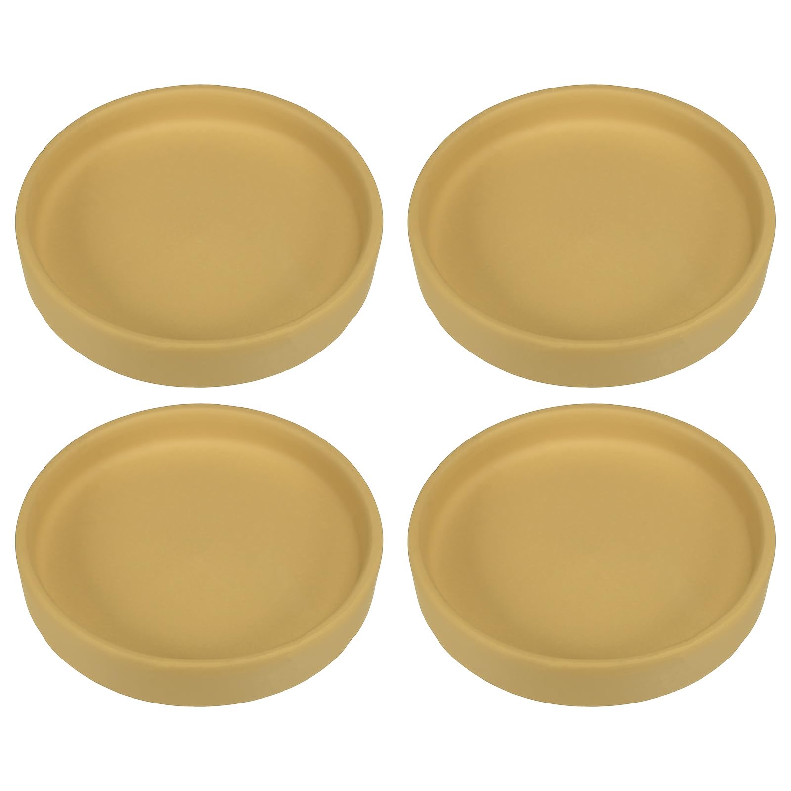 Pot fleur drip tray PATIKIL soucoupe plante céramique haut de gamme coloris jaune