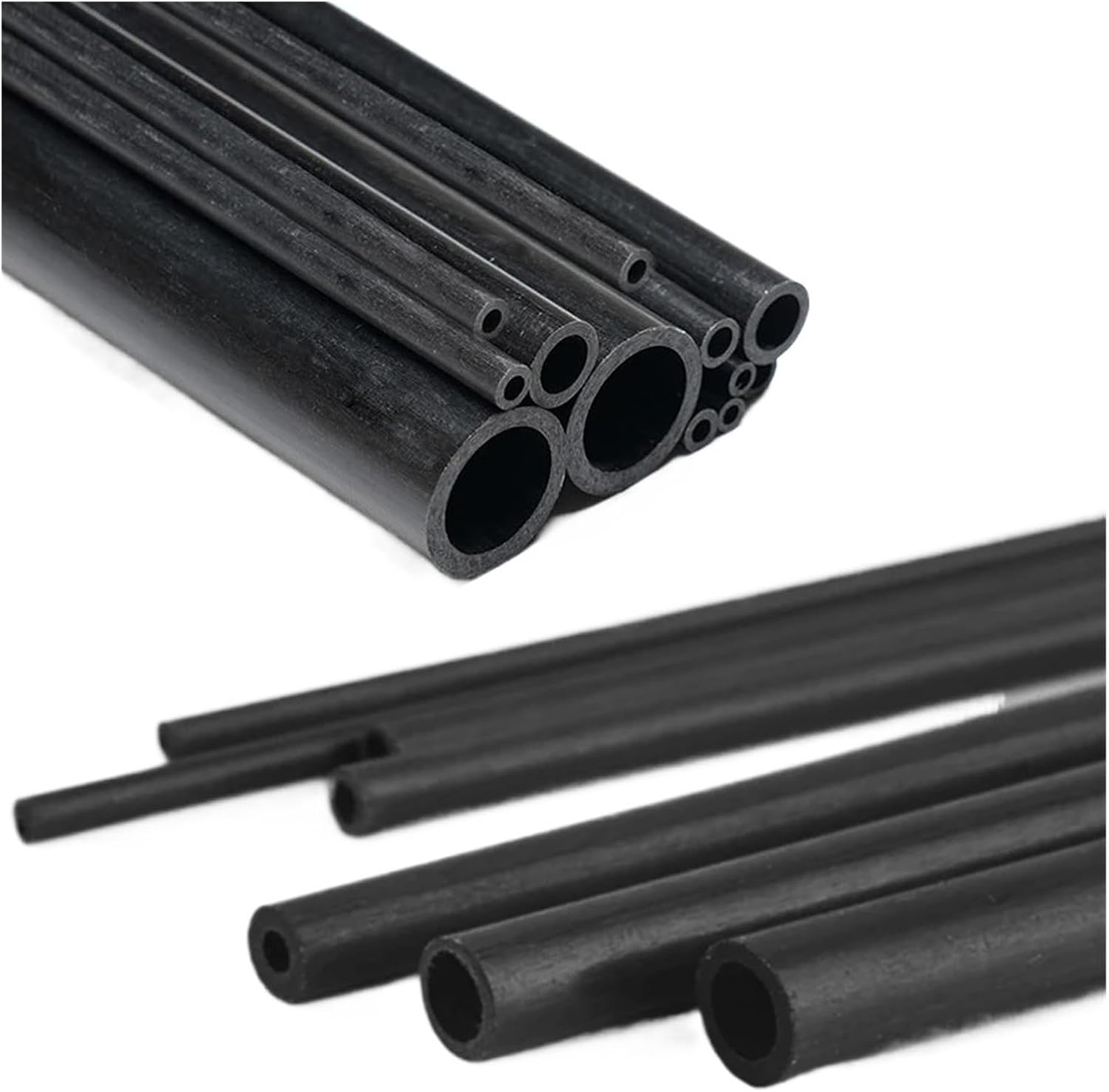 1pcs carbon fiber tube(200mm,OD4mm x ID2mm 5pcs)