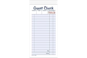 Adams Guest Checks for Restaurants: Essential for Seamless Billing