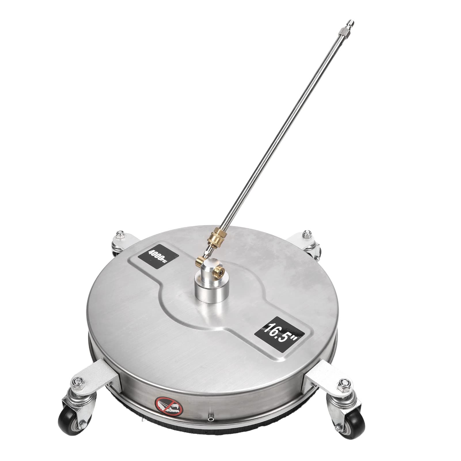 Limpiador de Superficies con Lavadora a Presión, Pulverizador de Doble Presión, Lavadora de Superficies Eléctrica de 4000psi con Varillas de Extensión para Patios