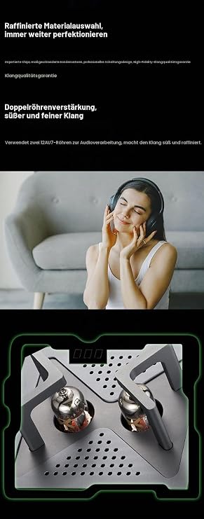 Xduoo TA-22 ES9038Q2M*2 DSD256 HD Bluetooth PCM 32 bit/384 kHz Balance Output High Performance DAC/Tube Balance Headphone Amplifier