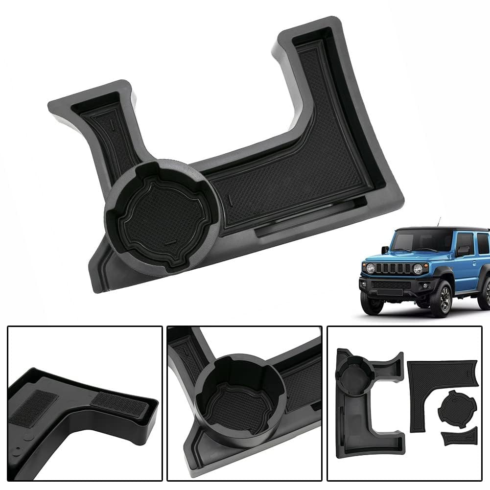 Samochodowa konsola środkowa pojemnik na kubek, do Suzuki Jimny Mt Model 2019 2020 organizer zmiany biegów taca stylizacja modernizacja akcesoria wewnętrzne