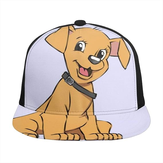 Cartoon Dog Baseball Cap Dad Hat Adjustable Classic Sport Casual for