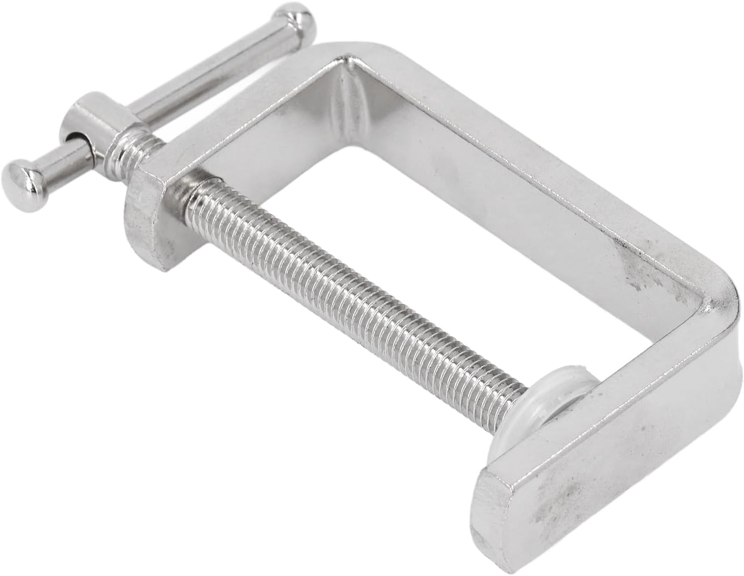 C Clamp 2 Pcs 304 Stainless Steel Heavy Duty Wide Jaw for Woodworking Metalworking and DIY Repair | A3 steel, 60mm opening, 42mm depth, uniform force, woodworking