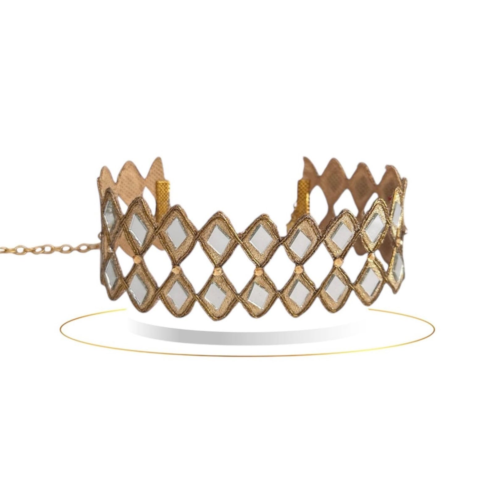 Genérico Choker Gargantilla Dorada para Mujer. Collar Gargantilla Ajustable. Gargantilla Collar Choker Elegante. Joyería Fina Regalo Ideal