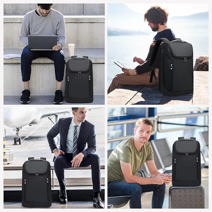 Mochila BANGE Impermeable para Portátil 15.6" con Puerto USB miniatura 7