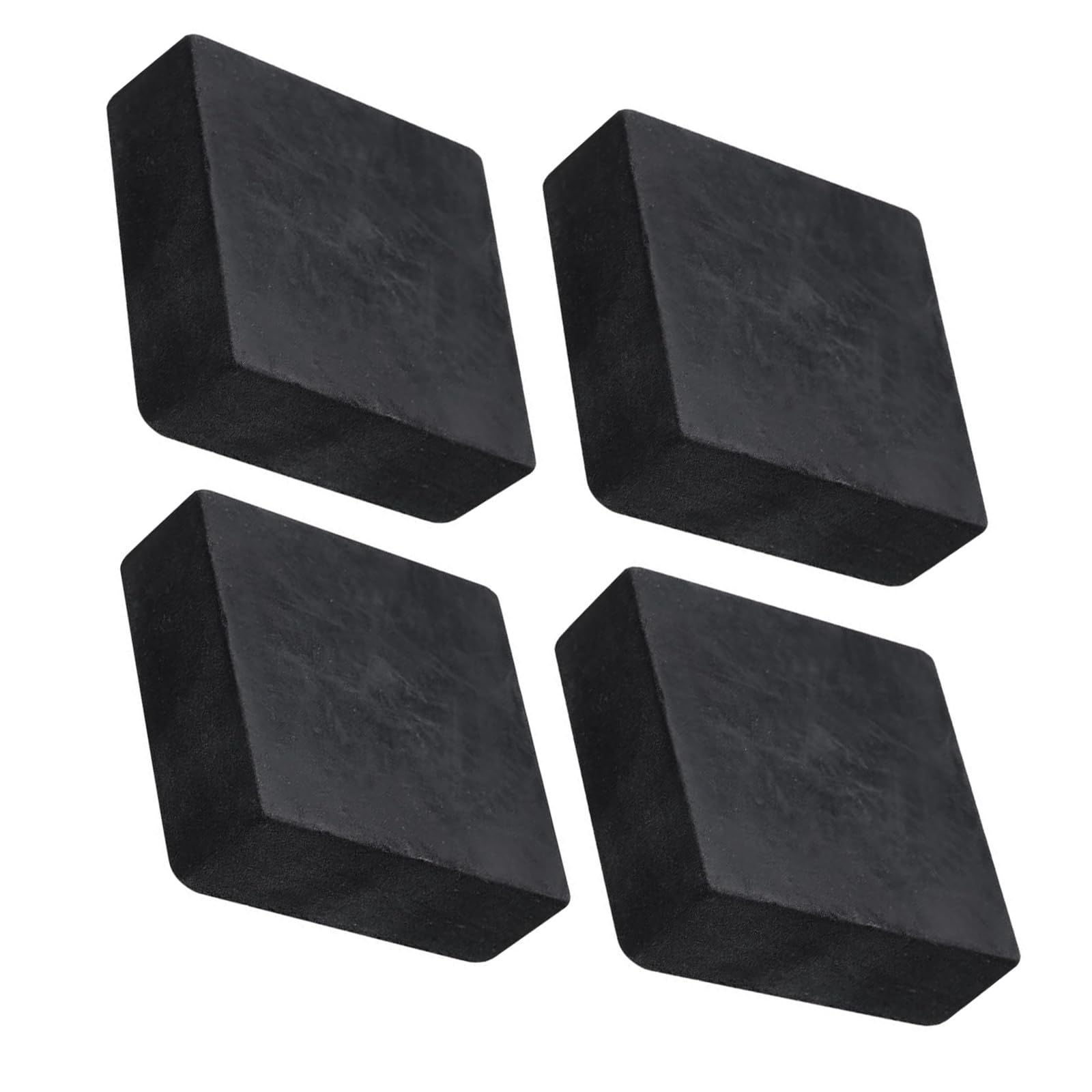 TA-VIGOR 4Pcs Rubber Anti Vibration Pads, 50mm x 50mm x 20mm (LWT) – Heavy Duty Non-Slip Isolation Mats for Washing Machine, Air Conditioner, Compressor, Dryer and HVAC Equipment