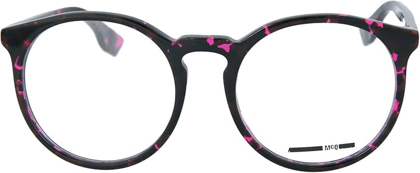 Amazon Com Mcq Alexander Mcqueen Womens Eyewear Round Oval 100 Acetate Mq0040o 30000666 004 Clothing Shoes Jewelry