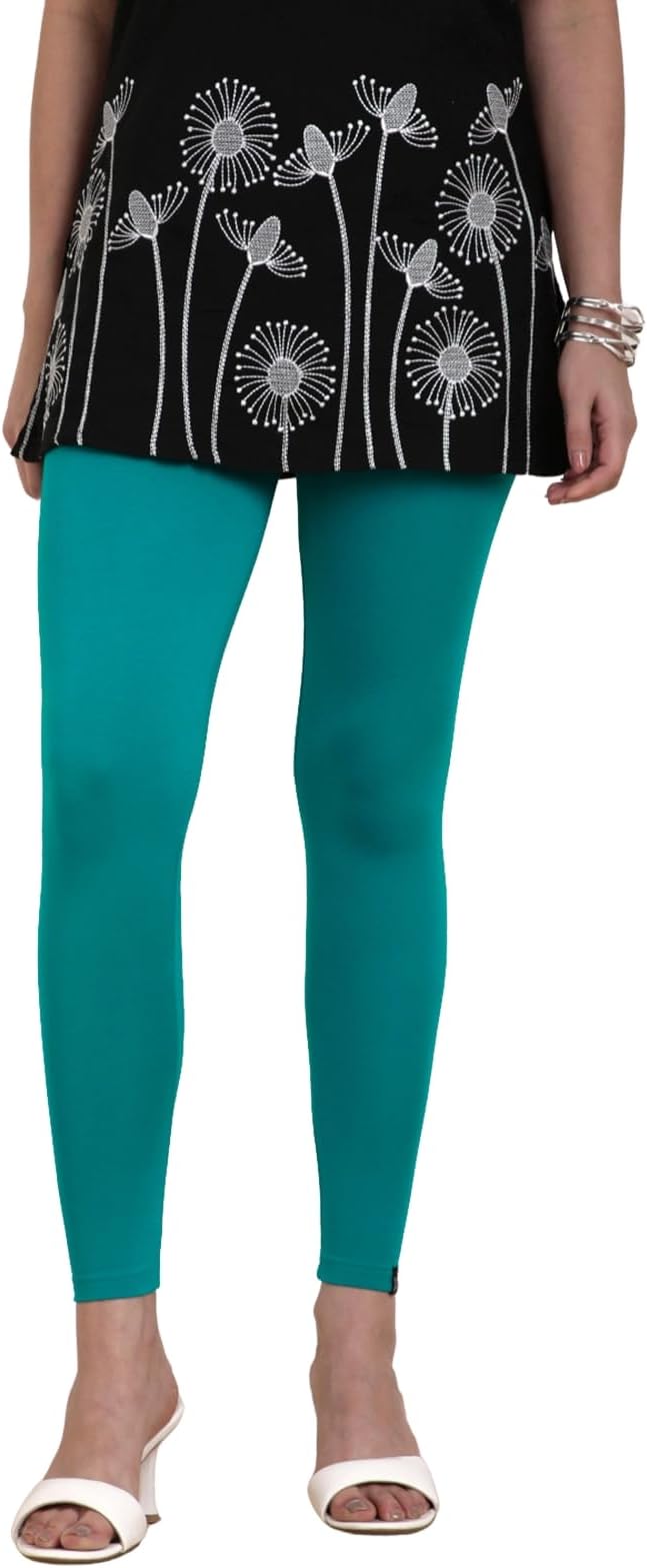 TWIN BIRDS Women Viscose Ankle Leggings | Stretchable Kurti Wear Bottom