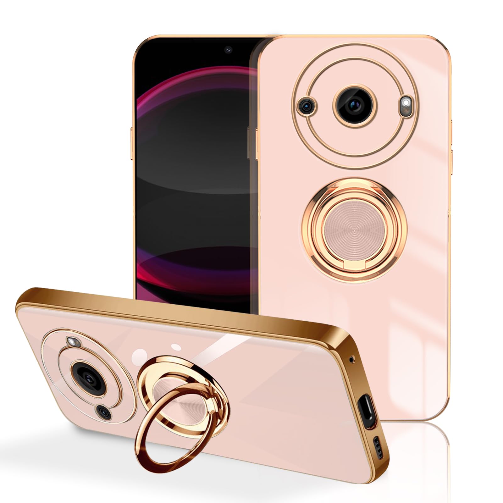 Amazon.co.jp: LuFiYa AQUOS R8 pro | SH-51D 用 ケース リング付き 