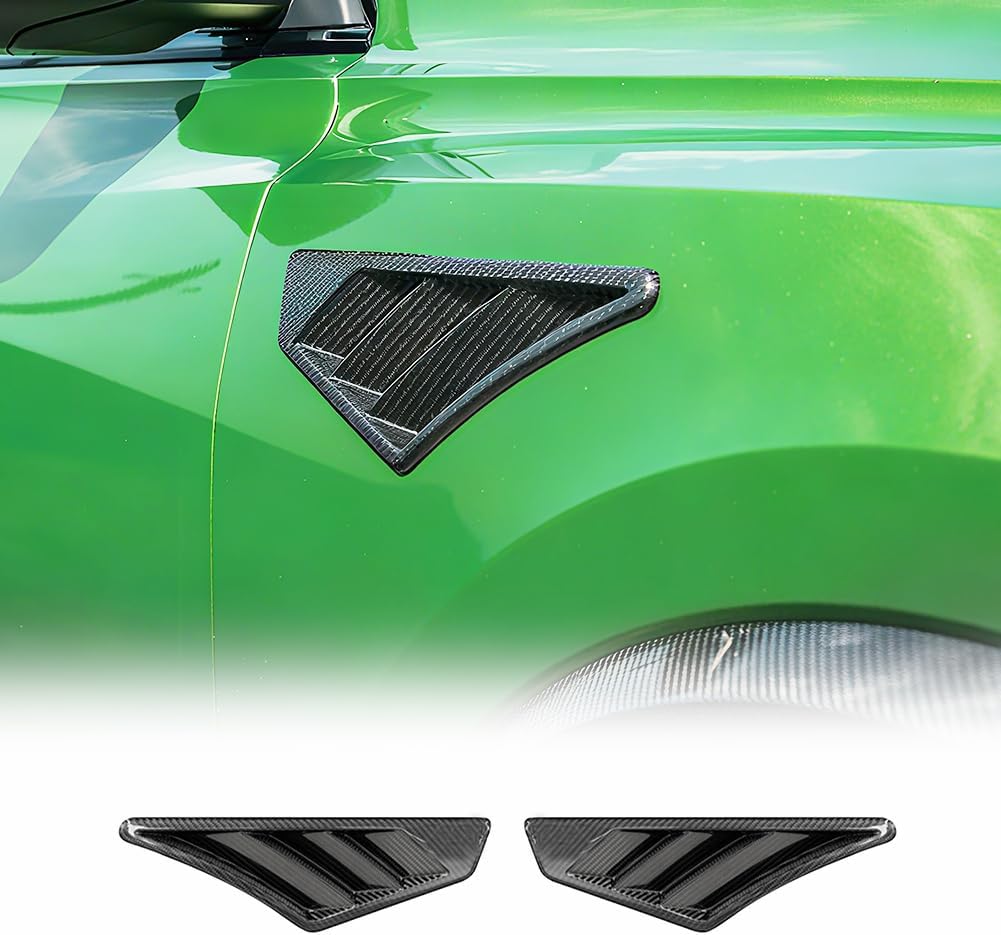 Dry Carbon Fiber Side Fender Vent Compatible with Audi RSQ8 RS Q8 2020-2024 Pure Air Intake Scoop Cover Trim Factory Outlet
