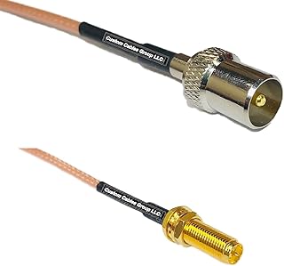 3 feet RG316 DVB TV Pal Male to RP-SMA Female Long RF Pigtail Coaxial Cable