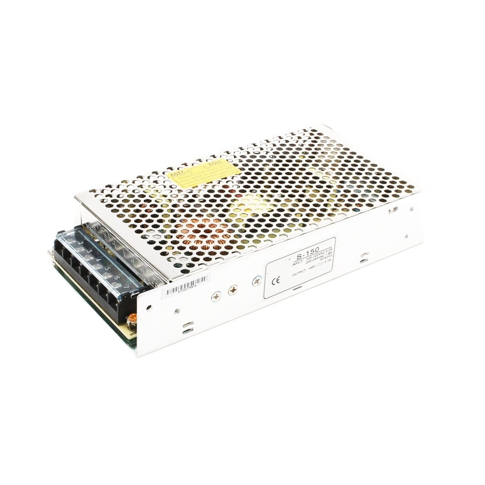 LED-Netzteilschalter S-150W 5V 12V 13.5V 15V 24V 27V 36V 48V AC DC-Wandler-Netzteileinheit Gleichspannungsregler für 3D Drucker, CCTV Computer Labor(12V)