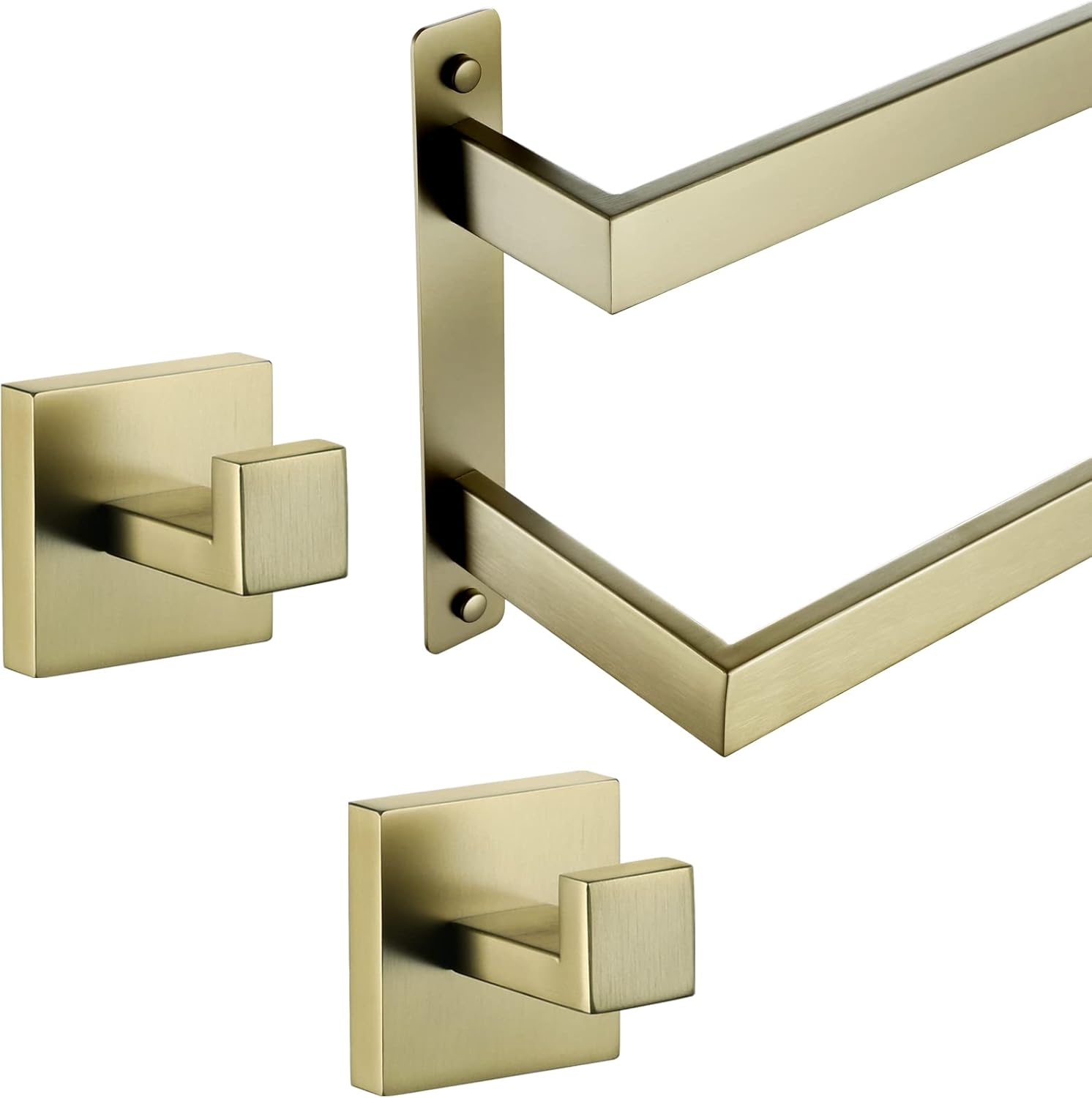 Amazon.com: KOKOSIRI 32'' Towel Bars Bathroom 2-Tiers Ladder Bath Towel ...