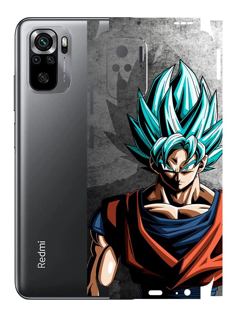 AtOdds - Redmi Note 10S Mobile Back Skin Rear Screen Guard Protector Film Wrap (Coverage - Back+Camera+Sides) (Goku) (B0BPMHFDM4) Amazon Price History, Amazon Price Tracker