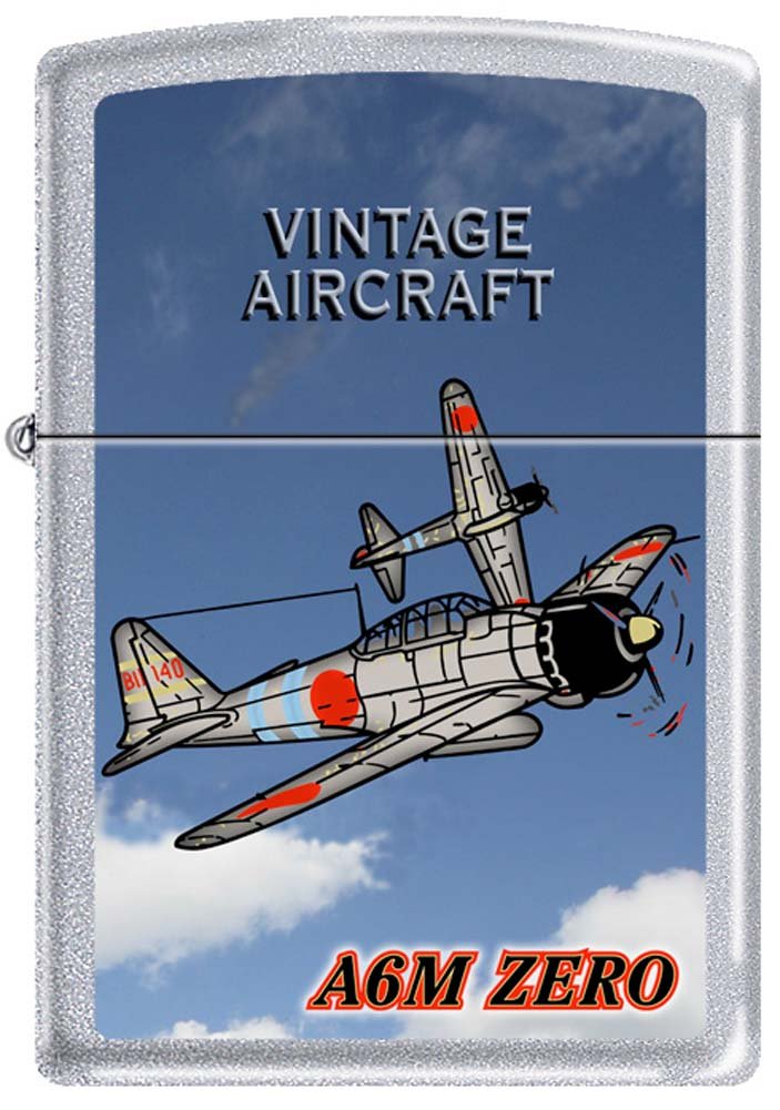 Zippo A6m Japanese Zero Wwii Vintage Military Aircraft Zippo A6m Japanese Zero Wwii Vintage Military Aircraft